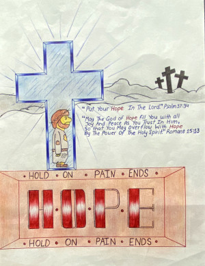 Prisoner - Brisbane Women’s Correctional Centre
"Hold On, Pain Ends" H.O.P.E